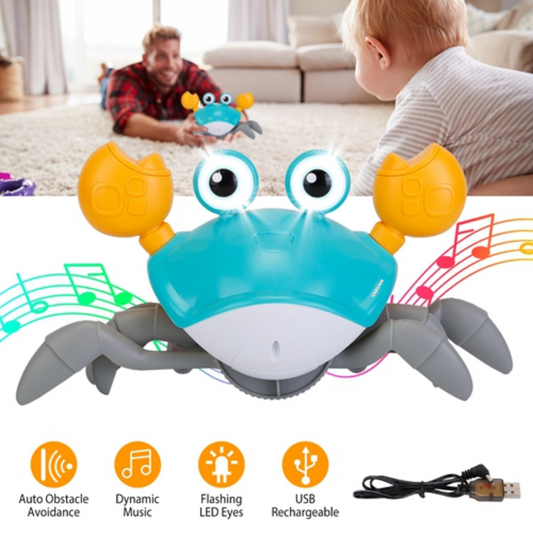 GBruno Crawling Crab Baby Toy with Music
