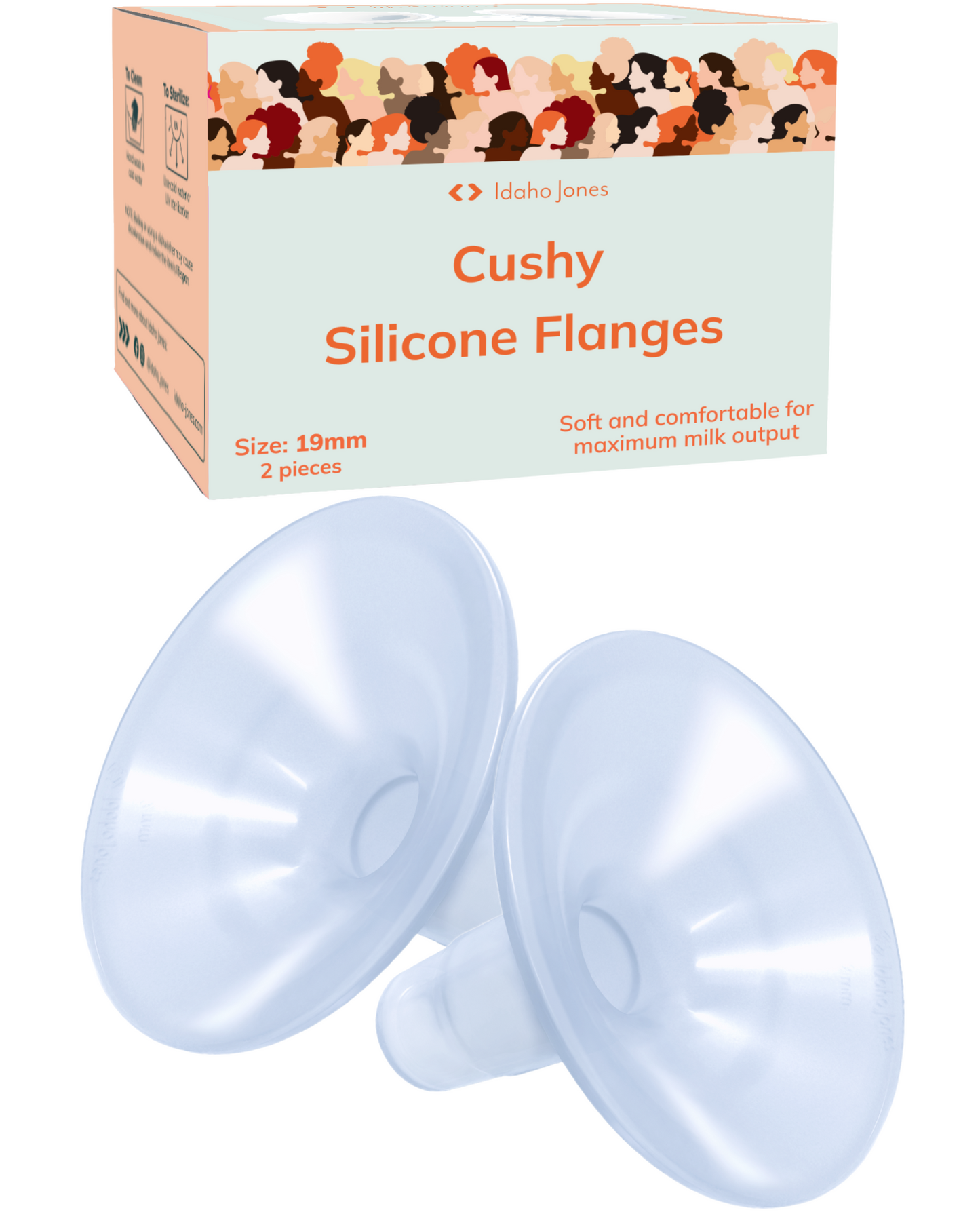 Silicone Breast Pump Flanges - Cushy