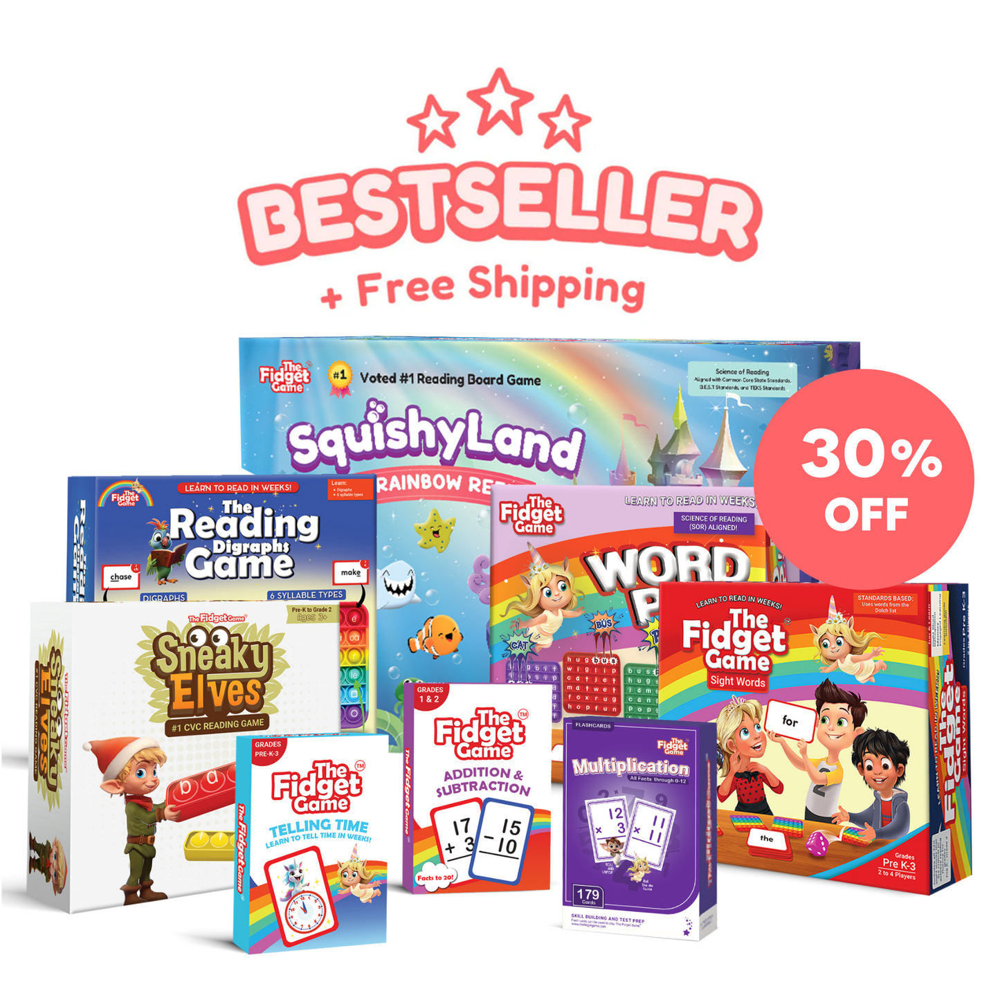 .The Fidget Game: Sight Words Edition