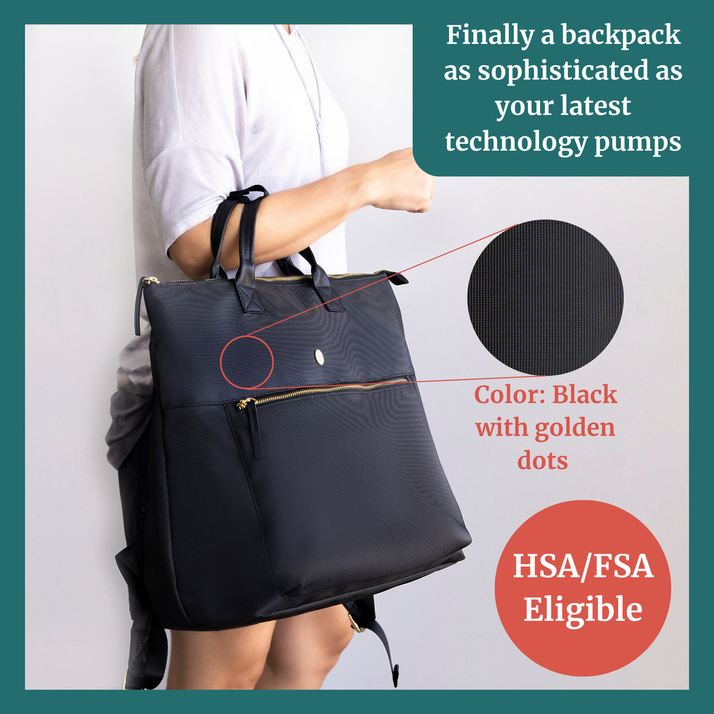 Wearable Breast Pump Bag Backpack - Airedale