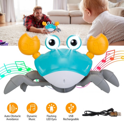 GBruno Crawling Crab Baby Toy with Music